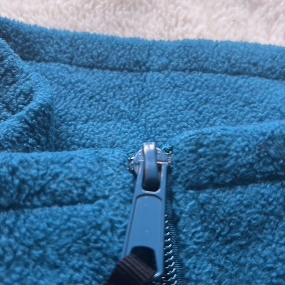 Columbia Full Zip Fleece Jacket | Teal Blue | Cozy Outdoor Layer | Size Large - Picture 4 of 8